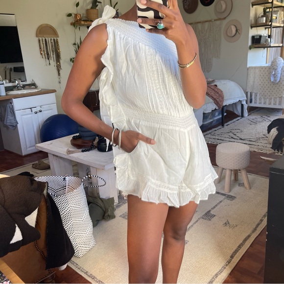 Free People Feeling Fancy Romper. Size: XS - Picture 5 of 12